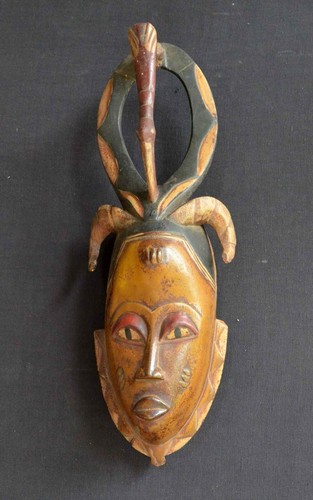African gouro mask - gouro, mask:
