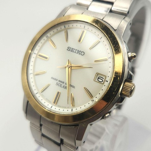 Seiko radio solar silver - radio, men