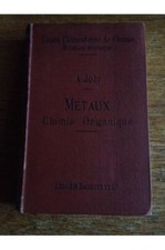 Cours élémentaire de Chimie Métaux Chimie organique A. Joly 