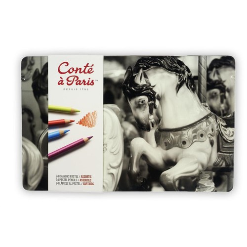Boîte métal crayons - 24,