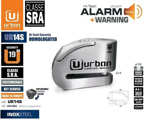 Bloque disque urban disc lock - disque,