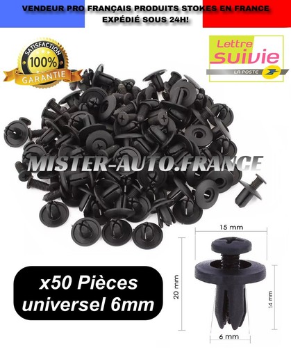 50x clips agrafe fixation - 50x,