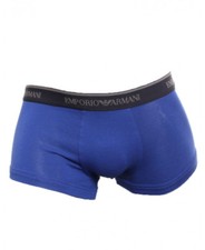EMPORIO ARMANI BOXER HOMME TAILLE XL COLORIS BLEU 95% COTON REF 7A717
