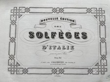 SOLFÈGES D’ITALIE partition