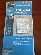 Carte Ign randonnée 2340 O La