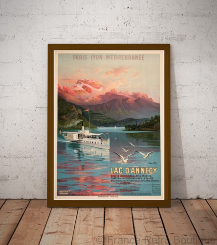Poster affiche lac annecy - poster-affiche,