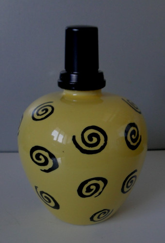 Lampe berger faience - faience, jaune