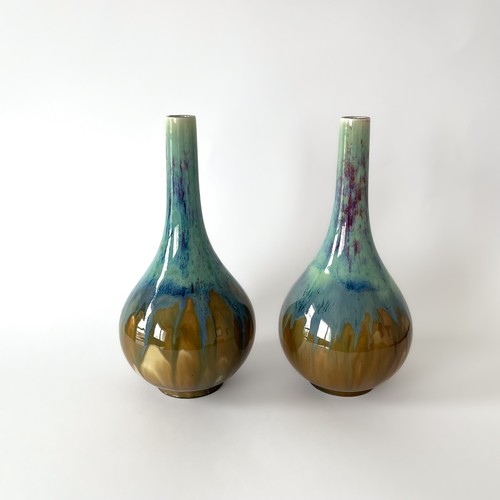 Paire vases art nouveau en - vases,