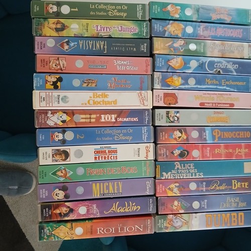 Lot cassettes vhs disney - cassettes,