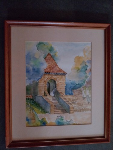 Tableau aquarelle encadrement - ,