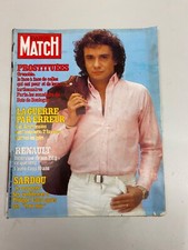 PARIS MATCH 1980 Michel Sardou Salvador Dali not this record vinyl 33 45 rpm