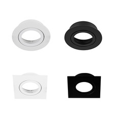 Projecteur LED encastré luminaires encastrés lampe EDO rond carré spots de...