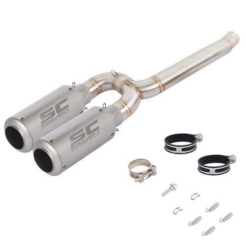 Motorcycle slip exhaust mid - exhaust,