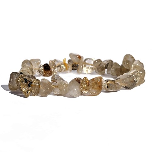 Bracelet baroque quartz rutile - baroque,