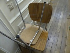 LOT DE 2 CHAISES DE CUISINE EN