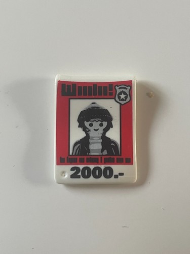 Playmobil 9007 plaque affiche - playmobil,
