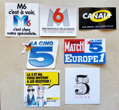 Lot autocollants la - autocollants, cinq