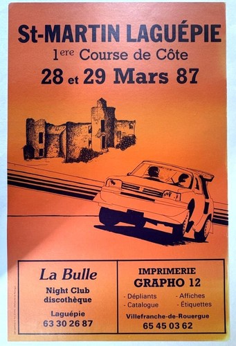 Affiche couse côte - couse,