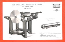 MILLS (03) MARQCOL WOODWORKING MACHINES / CIRCULAR SAW / FLYER