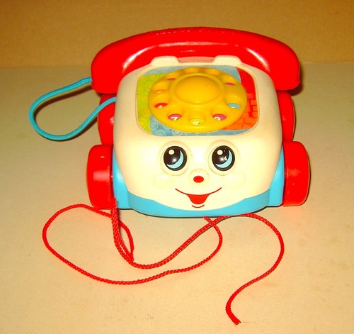 Téléphone roulettes - téléphone,