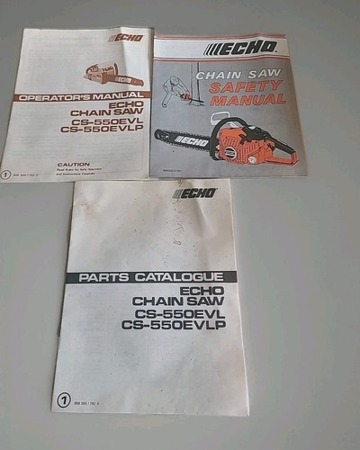 Lot echo chainsaw 550 evl - chainsaw, cs-550