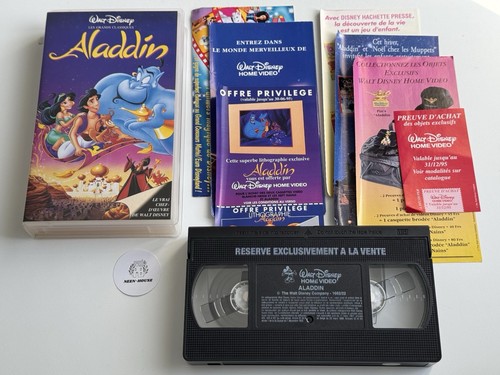 Aladdin cassette vhs - -,