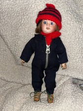 JOLIE BLEUETTE tête porcelaine sfbj paris  moule 60 marquée 8/0 Rare vêtement GL