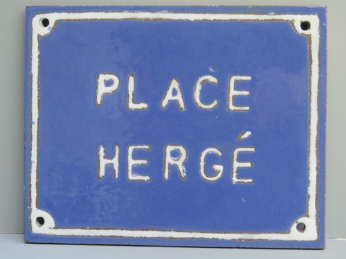 Plaque rue lave émaillée - lave,