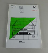 Training material/seminar BMW M3 E36 status 06/1992