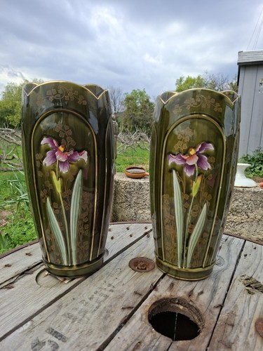 Paire grand vase art déco - vase,