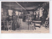 PERRECY-les-FORGES: fabrique de chaises, atelier de montage - très bon état