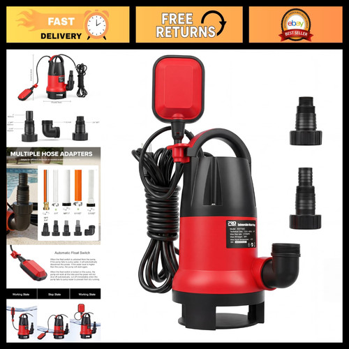 1hp 3700gph submersible sump - 1hp,