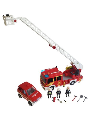 Playmobil lot ensemble pompier - ensemble,