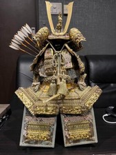 VINTAGE JAPANESE SAMURAI ARMOR SET for Display Yoroi Kabuto Child Day from Japan