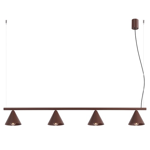 Lustre nox moderne 4 - lustre, 4l