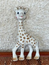 ANCIEN POUET POUR BEBE " SOPHIE LA GIRAFE VINTAGE  EN CAOUTCHOUC