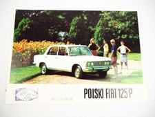 1969 Polski Fiat 125P Car Prospectus