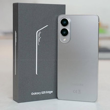 SAMSUNG Galaxy S25 Edge 5G S937B 256GB Titanium Silver Android 16 Neuf (boîte ou