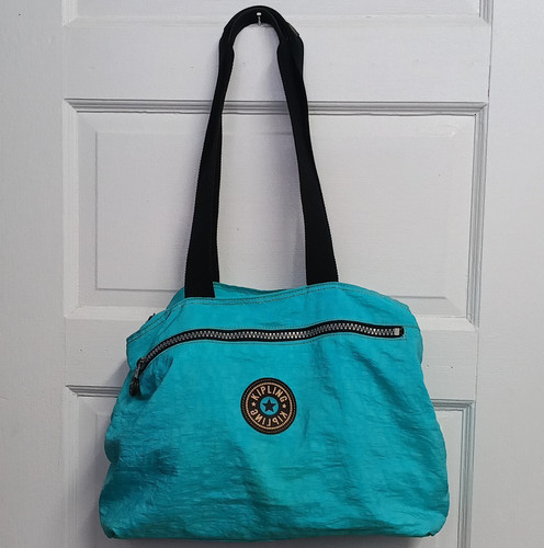 Kipling teal shoulder bag - kipling,
