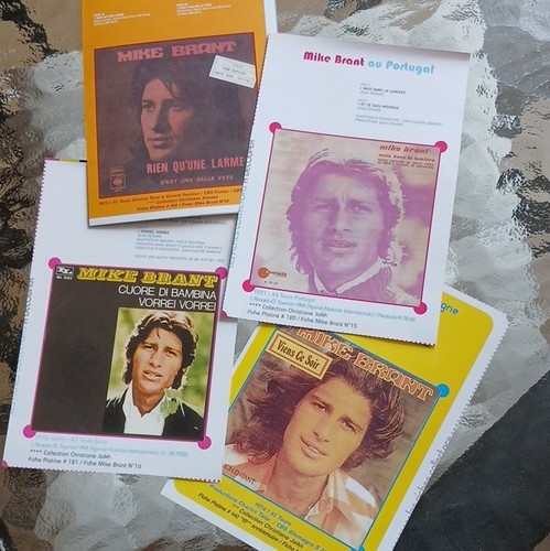 Mike brant fiches platine - brant,