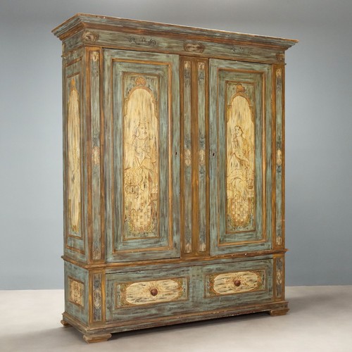 Armoire ancienne style baroque - armoire,