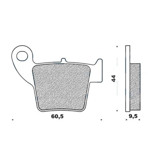 Plaquettes frein 167 g1054 - , ar