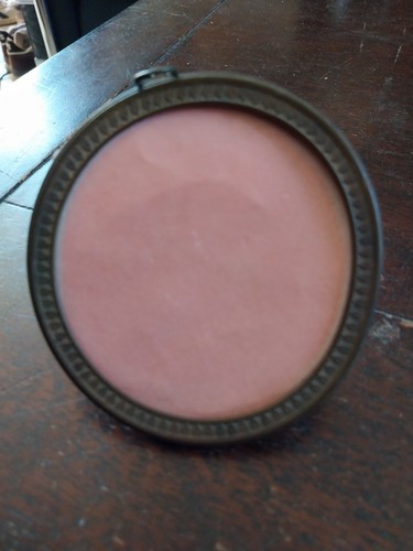 Porte photo ancien rond bronze - porte,