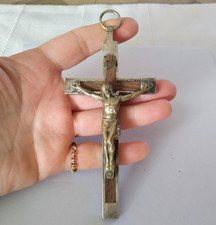 ANCIENNE GRANDE CROIX CRUCIFIX