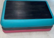 Fitness Quest 3 Tier Aerobic Exercise Workout Step Platform Stepper