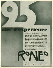 Antique Ronéo 25 Years of Experience 1927 Magazine Issue Advertising