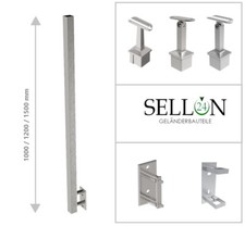 Poteau Wandmontage 40x40