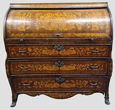 BUREAU EN BOIS NOBLE. STYLE NÉERLANDAIS. MARQUETERIE DE BUIS. SIÈCLE XVIII.