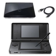 Nintendo DS Lite Console Handheld System Cleaned Tested New Black CaseRenewed