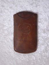 FA4NH2 - Étui À Cigares En Cuir Antique - Vintage - Marron